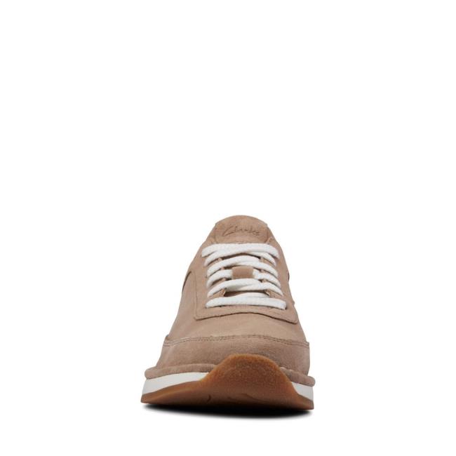 Sapatos Rasos Clarks Craft Run Renda Feminino Marrom | CLK346DKJ