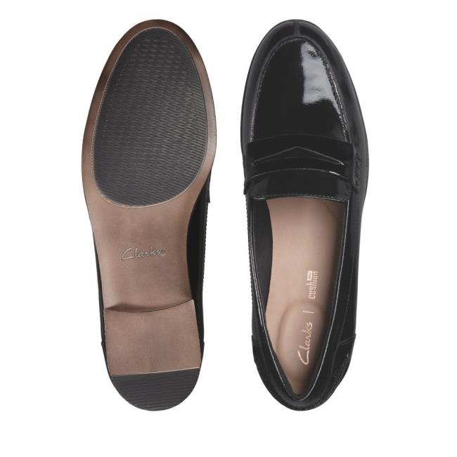 Sapatos Rasos Clarks Hamble Loafer Feminino Pretas | CLK678KWD