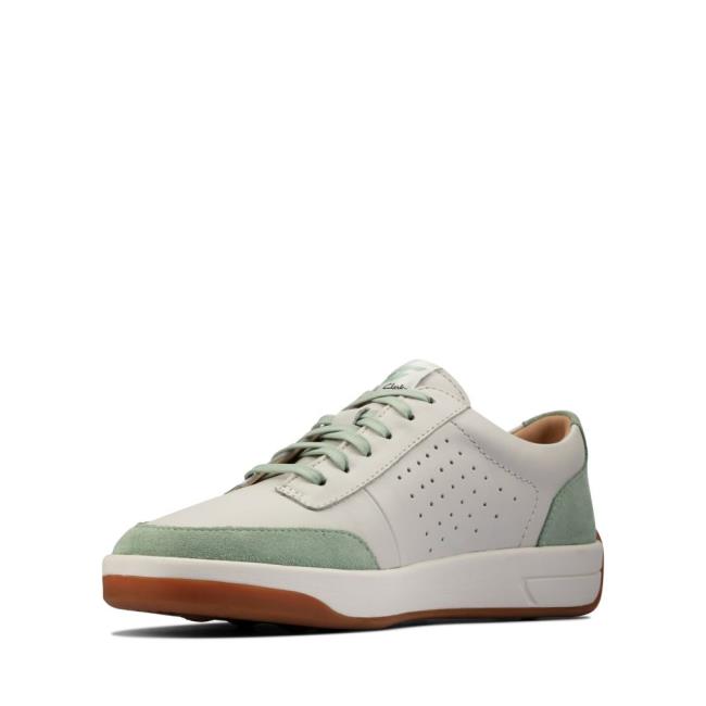 Sapatos Rasos Clarks Hero Air Renda Feminino Menta | CLK029TQB