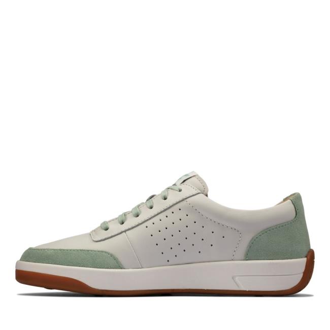 Sapatos Rasos Clarks Hero Air Renda Feminino Menta | CLK029TQB