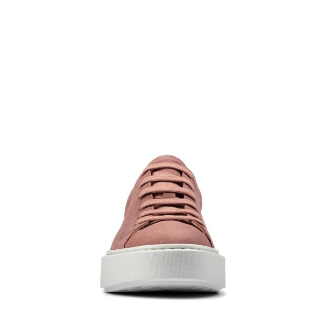 Sapatos Rasos Clarks Hero Lite Renda Feminino Rosa | CLK419FSA