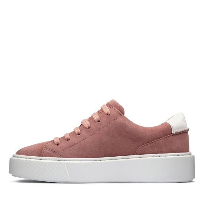 Sapatos Rasos Clarks Hero Lite Renda Feminino Rosa | CLK419FSA