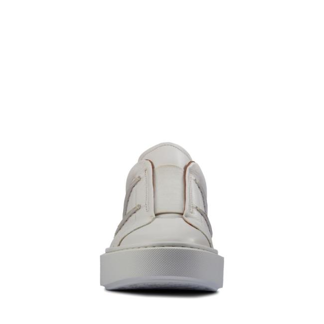 Sapatos Rasos Clarks Hero Lite Slip Feminino Branco | CLK190PNQ