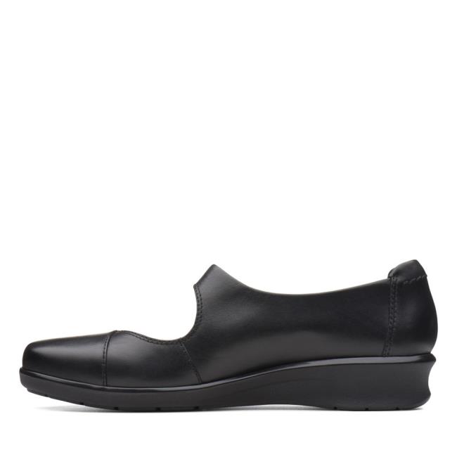 Sapatos Rasos Clarks Hope Henley Feminino Pretas | CLK451MQO