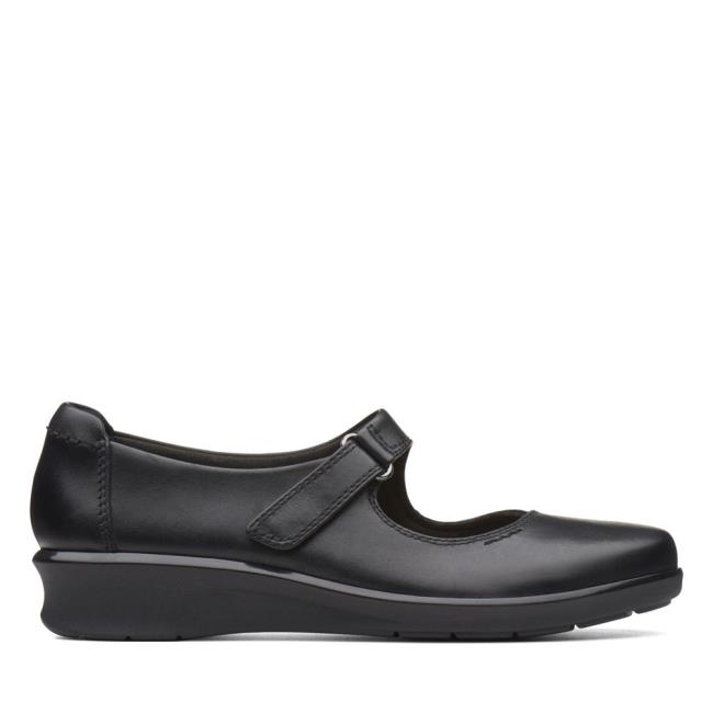 Sapatos Rasos Clarks Hope Henley Feminino Pretas | CLK451MQO