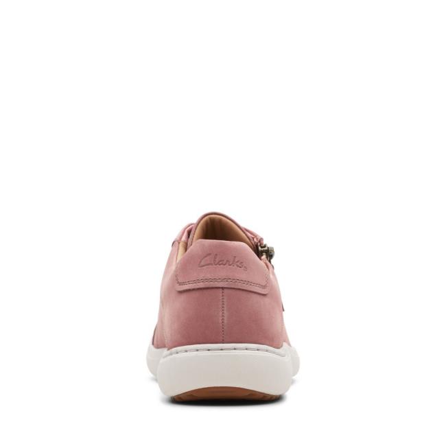 Sapatos Rasos Clarks Nalle Renda Feminino Rosa | CLK319ODA