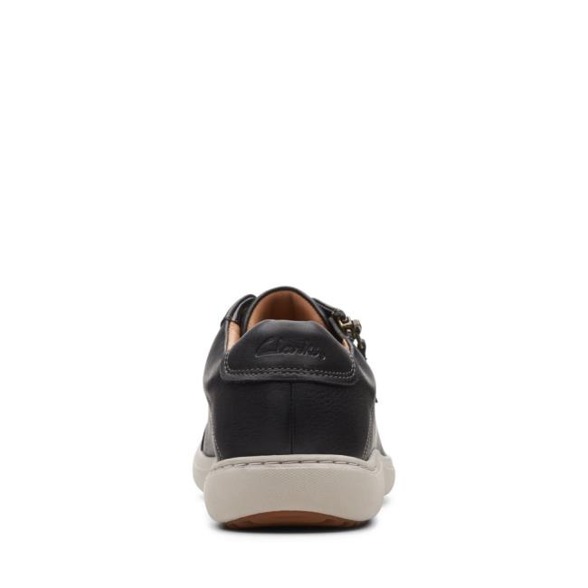 Sapatos Rasos Clarks Nalle Renda Feminino Pretas | CLK350TSV