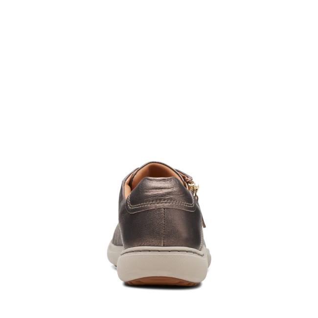 Sapatos Rasos Clarks Nalle Renda Feminino Bronze | CLK978IFR