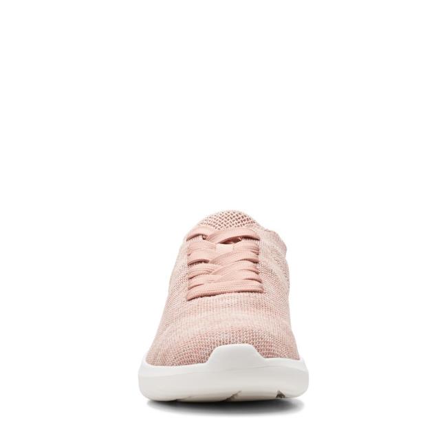 Sapatos Rasos Clarks Nova Glint Feminino Luz Rosa | CLK428OUR