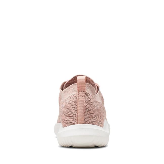 Sapatos Rasos Clarks Nova Glint Feminino Luz Rosa | CLK428OUR