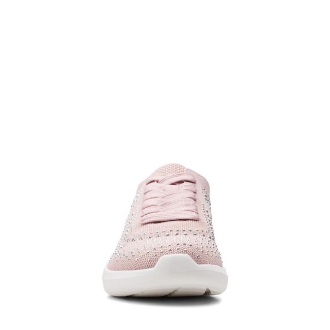 Sapatos Rasos Clarks Nova Spark Feminino Rosa | CLK179RWX