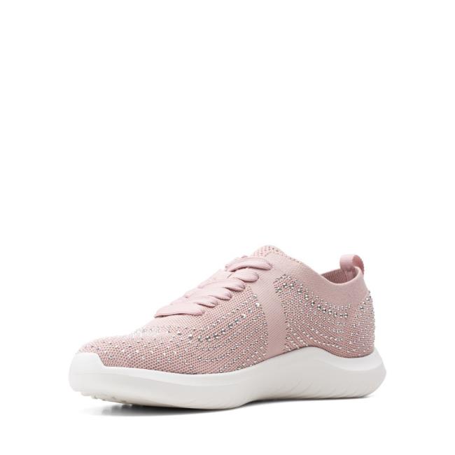 Sapatos Rasos Clarks Nova Spark Feminino Rosa | CLK179RWX