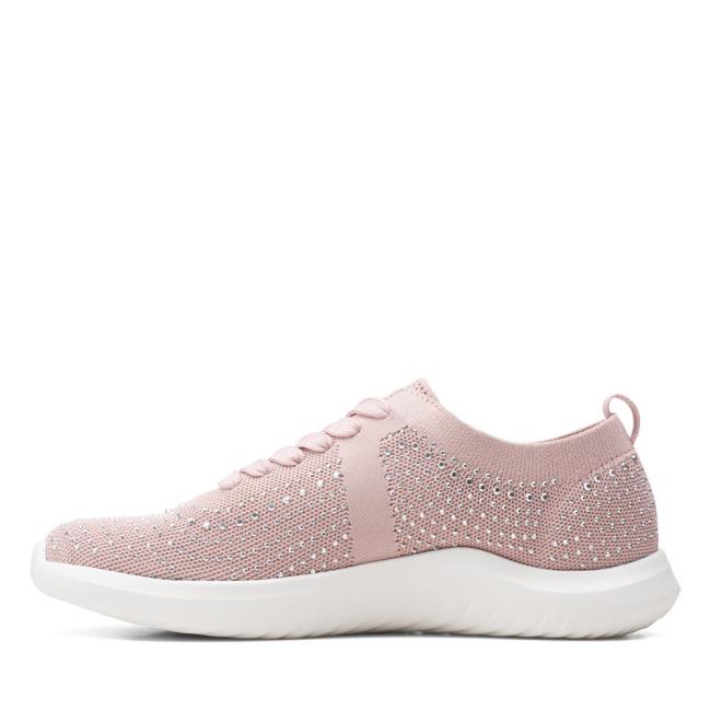 Sapatos Rasos Clarks Nova Spark Feminino Rosa | CLK179RWX