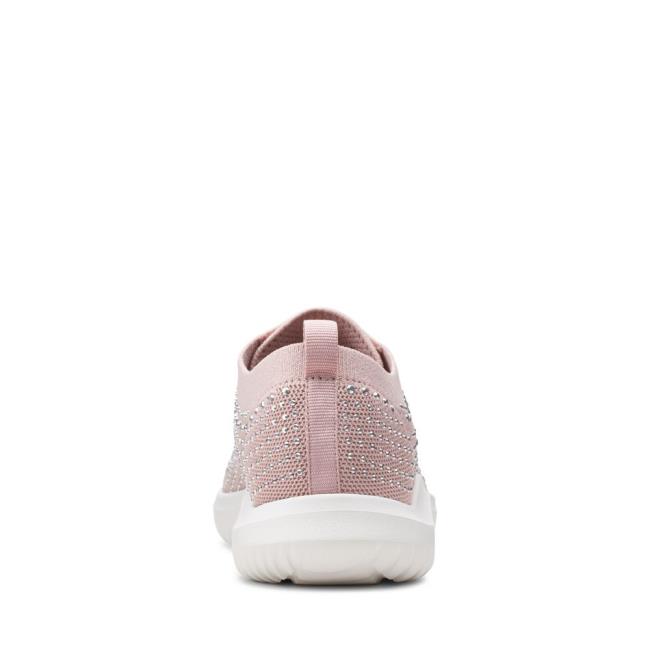 Sapatos Rasos Clarks Nova Spark Feminino Rosa | CLK179RWX