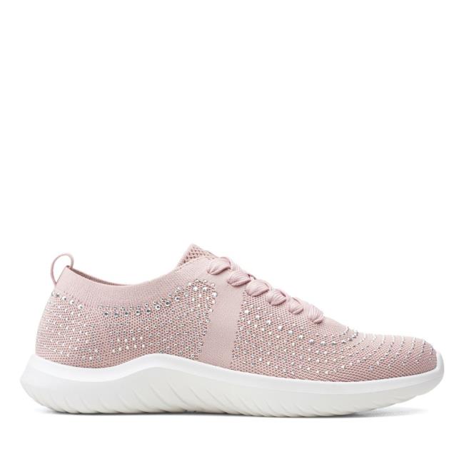 Sapatos Rasos Clarks Nova Spark Feminino Rosa | CLK179RWX