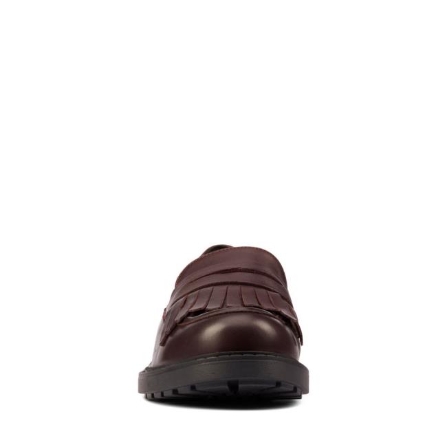 Sapatos Rasos Clarks Orinoco 2 Loafer Feminino Bordeaux | CLK381FCP