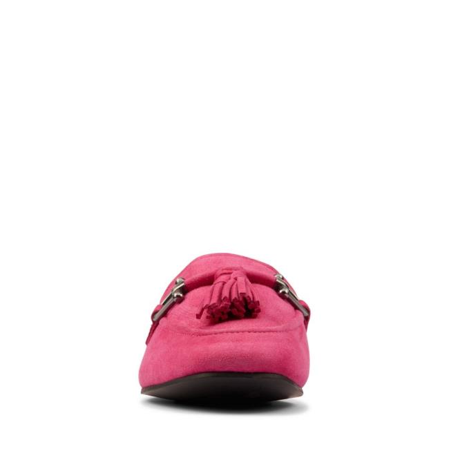 Sapatos Rasos Clarks Pure 2 Tassel Feminino Rosa | CLK132PRM