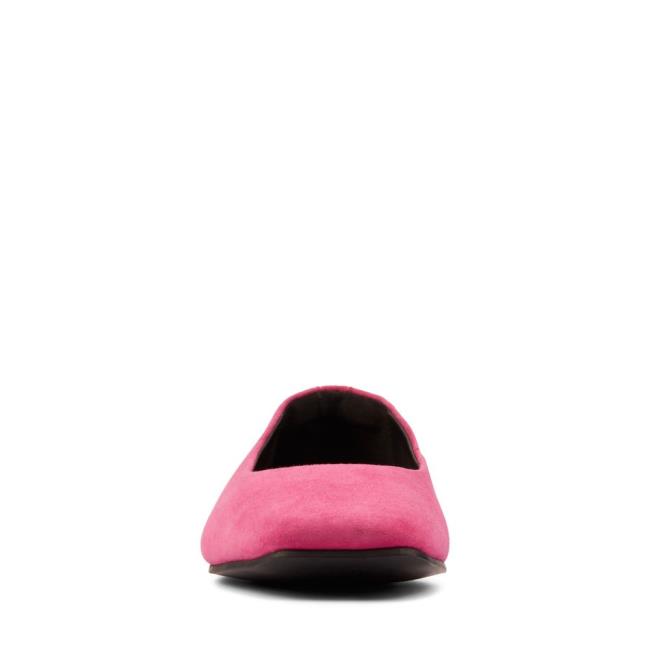 Sapatos Rasos Clarks Pure Ballet 2 Feminino Rosa | CLK560OMQ