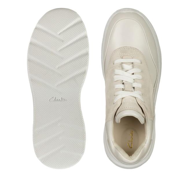 Sapatos Rasos Clarks Sprint Lite Renda Feminino Branco | CLK094RPU