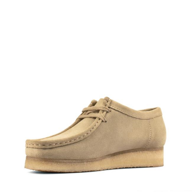 Sapatos Rasos Clarks Wallabee Feminino Marrom | CLK847NIW