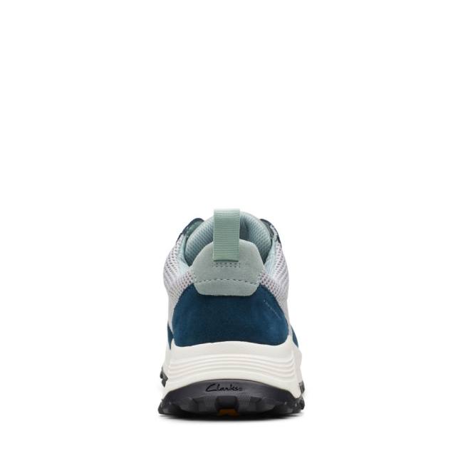 Tenis Clarks ATL Trek Free Impermeáveis Feminino Branco Azul Marinho | CLK867CEQ