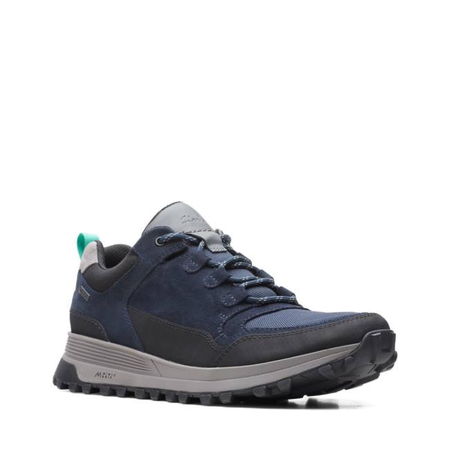 Tenis Clarks ATL Trek Lo GORE-TEX Masculino Azul Marinho | CLK540WTF