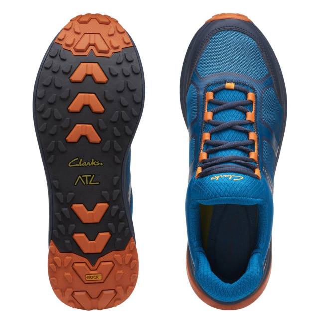 Tenis Clarks ATL Trilha Lo Masculino Azuis | CLK976NVZ