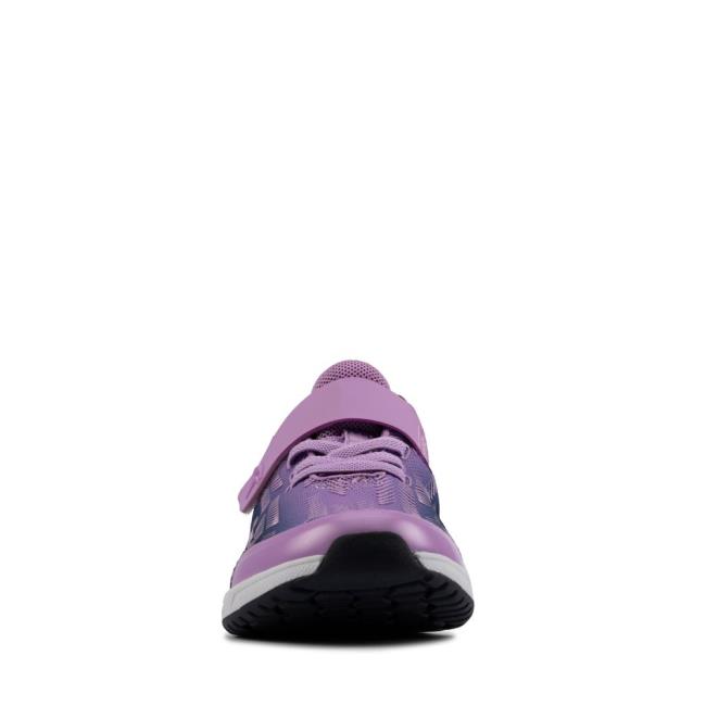 Tenis Clarks Aeon Pace Youth Menina Roxo | CLK594PXK