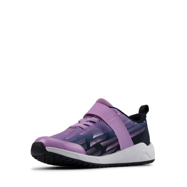 Tenis Clarks Aeon Pace Youth Menina Roxo | CLK594PXK