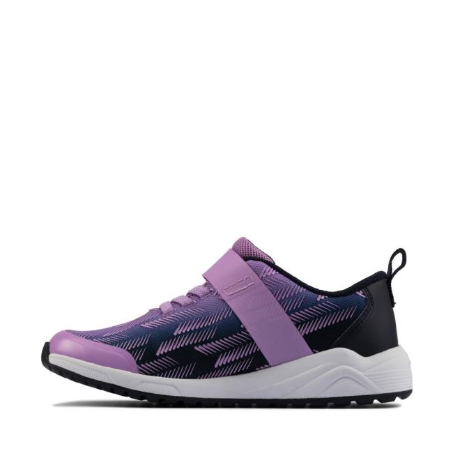 Tenis Clarks Aeon Pace Youth Menina Roxo | CLK594PXK