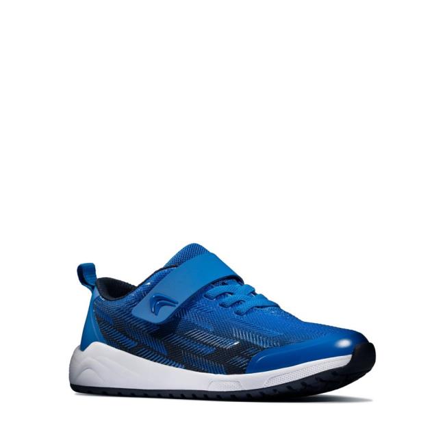 Tenis Clarks Aeon Pace Youth Menino Azul Marinho Azuis | CLK031HRQ