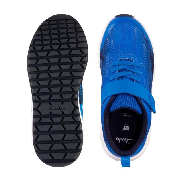 Tenis Clarks Aeon Pace Youth Menino Azul Marinho Azuis | CLK031HRQ