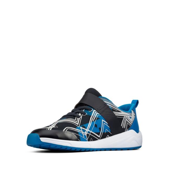 Tenis Clarks Aeon Pace Youth Menino Azul Marinho | CLK401VRB