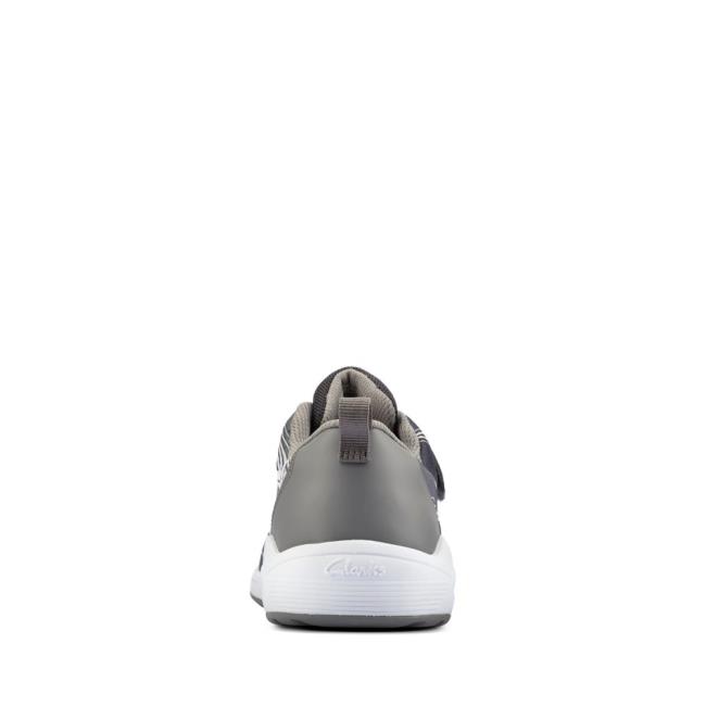 Tenis Clarks Aeon Pace Youth Menino Cinzentas | CLK492FXS