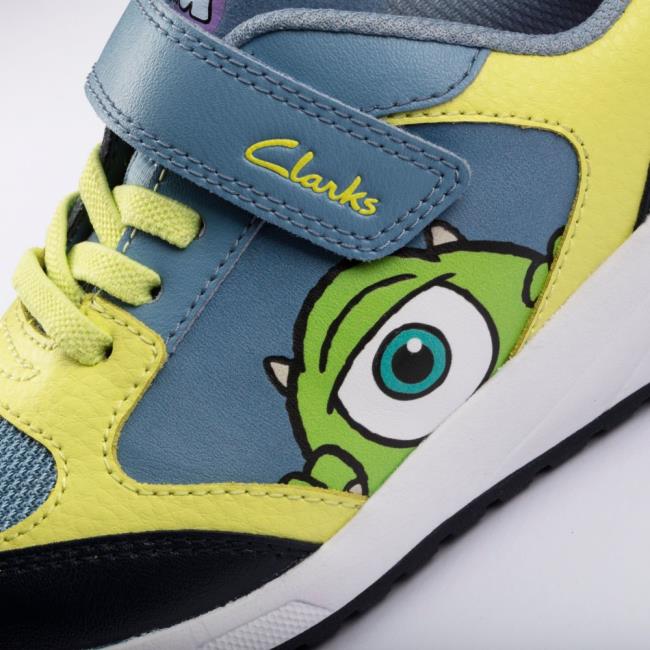 Tenis Clarks Aeon Scare Kid Menino Azuis | CLK896HLN