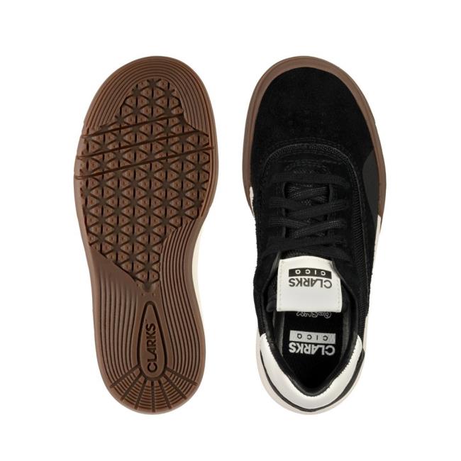 Tenis Clarks Cica Kid Menino Pretas | CLK071FKG