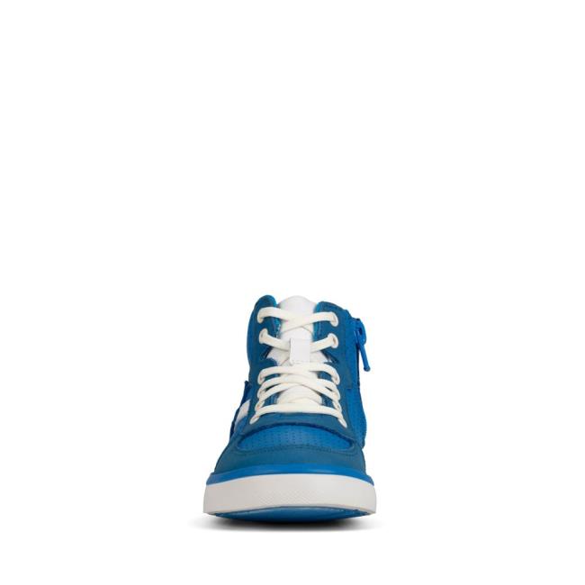 Tenis Clarks City Flake Kid Menino Azuis | CLK295RXD