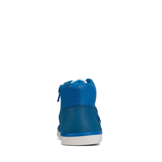 Tenis Clarks City Flake Kid Menino Azuis | CLK295RXD