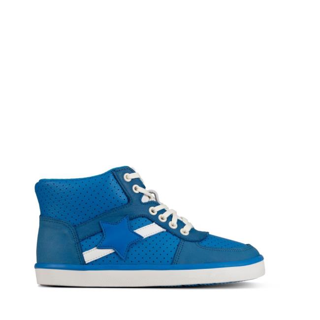 Tenis Clarks City Flake Kid Menino Azuis | CLK295RXD