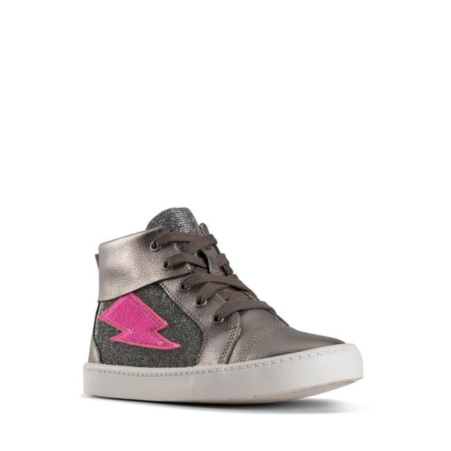 Tenis Clarks City Myth Kid Menino Azuis Cinzentas | CLK673VQC