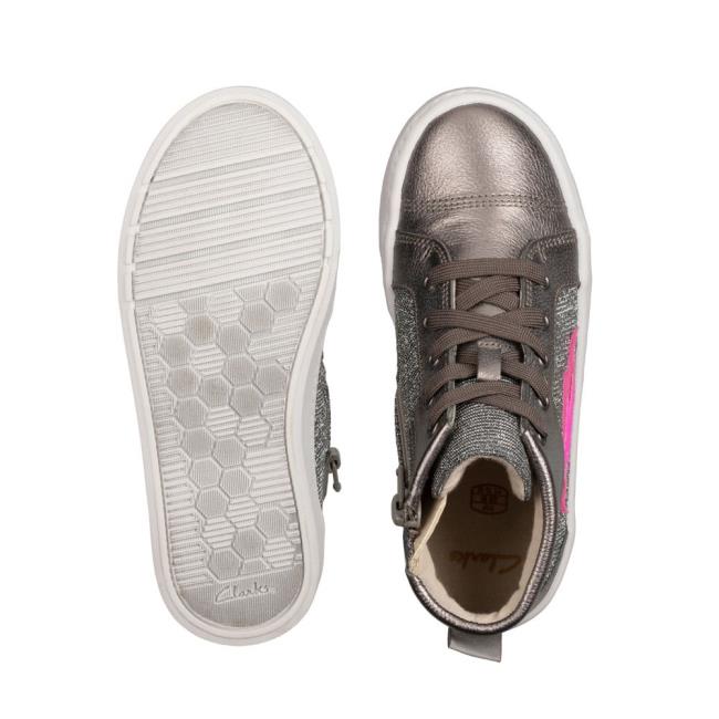 Tenis Clarks City Myth Kid Menino Azuis Cinzentas | CLK673VQC