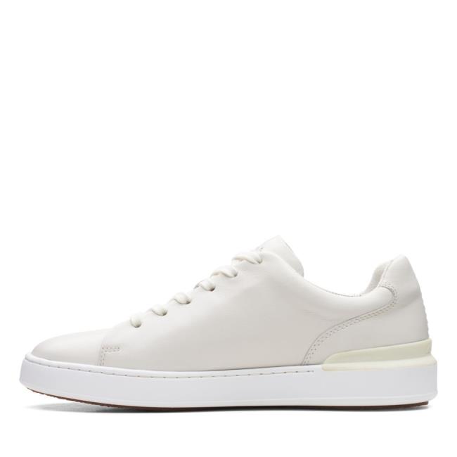 Tenis Clarks CourtLite Renda Masculino Branco | CLK106OJU