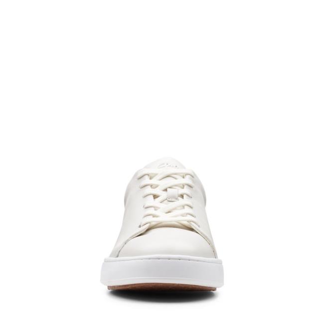 Tenis Clarks CourtLite Renda Masculino Branco | CLK378MFH