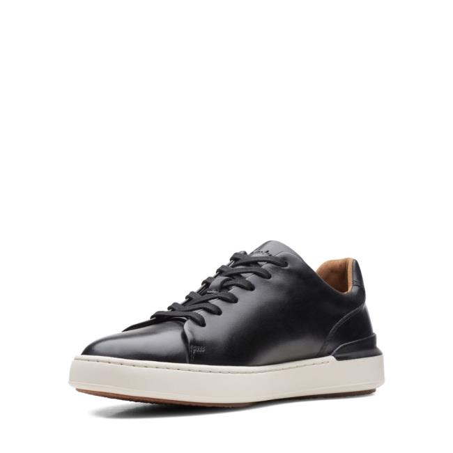 Tenis Clarks CourtLite Renda Masculino Pretas | CLK391WGP