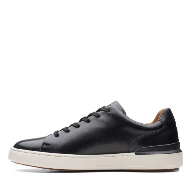 Tenis Clarks CourtLite Renda Masculino Pretas | CLK391WGP