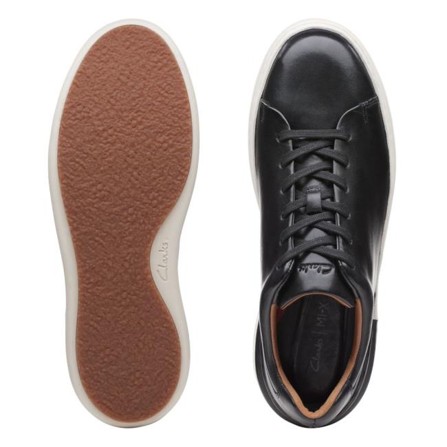 Tenis Clarks CourtLite Renda Masculino Pretas | CLK391WGP