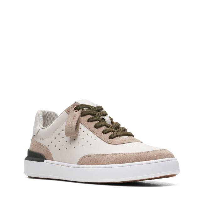 Tenis Clarks Court Lite Tie Masculino Branco | CLK527ILT