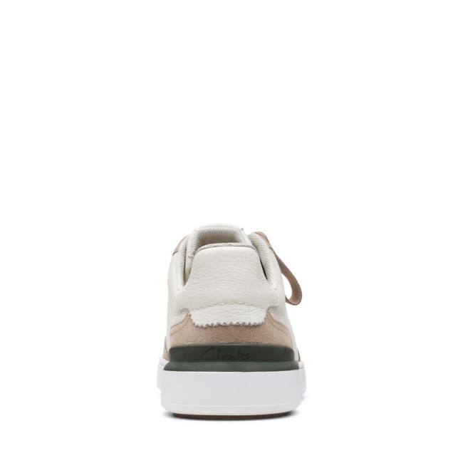 Tenis Clarks Court Lite Tie Masculino Branco | CLK527ILT