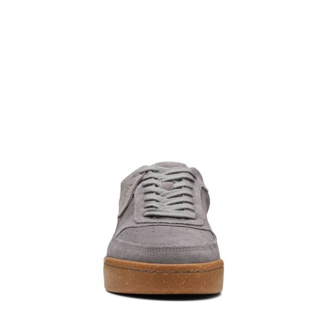 Tenis Clarks Craft Court Renda Masculino Cinzentas | CLK402KNL