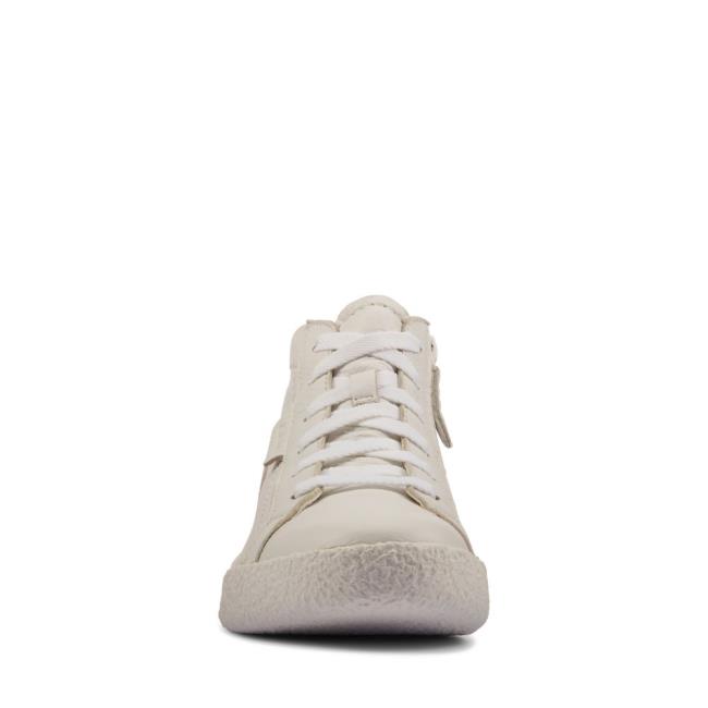 Tenis Clarks Craft Cup Hi Feminino Branco | CLK617FDU